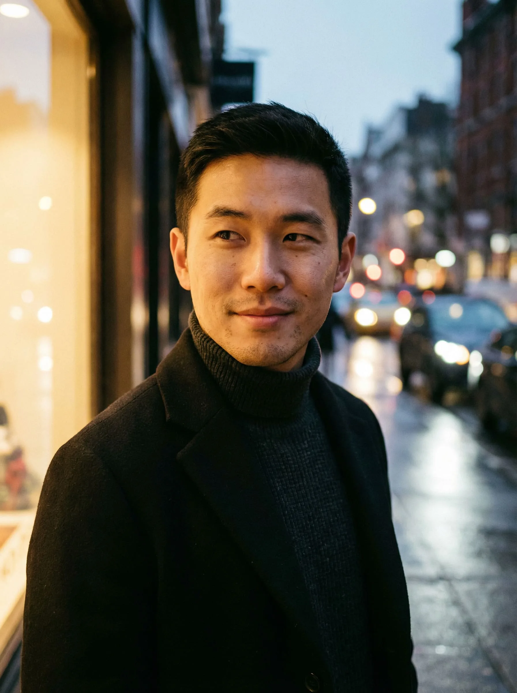 After photo — street portrait