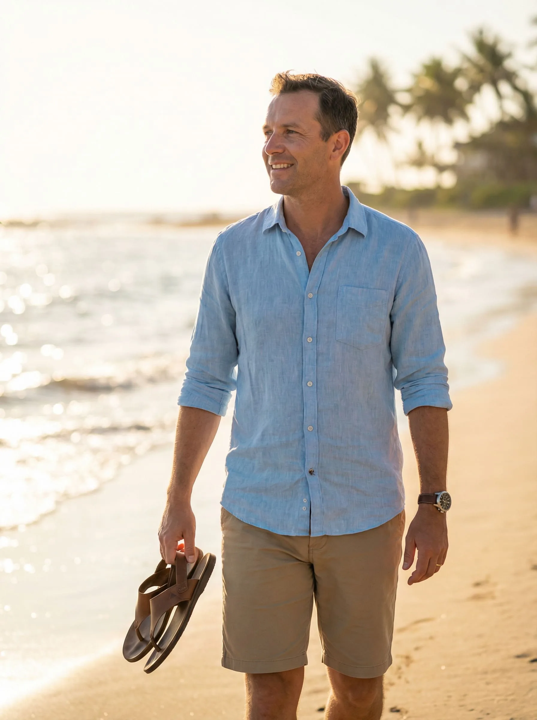 After photo — beach portrait