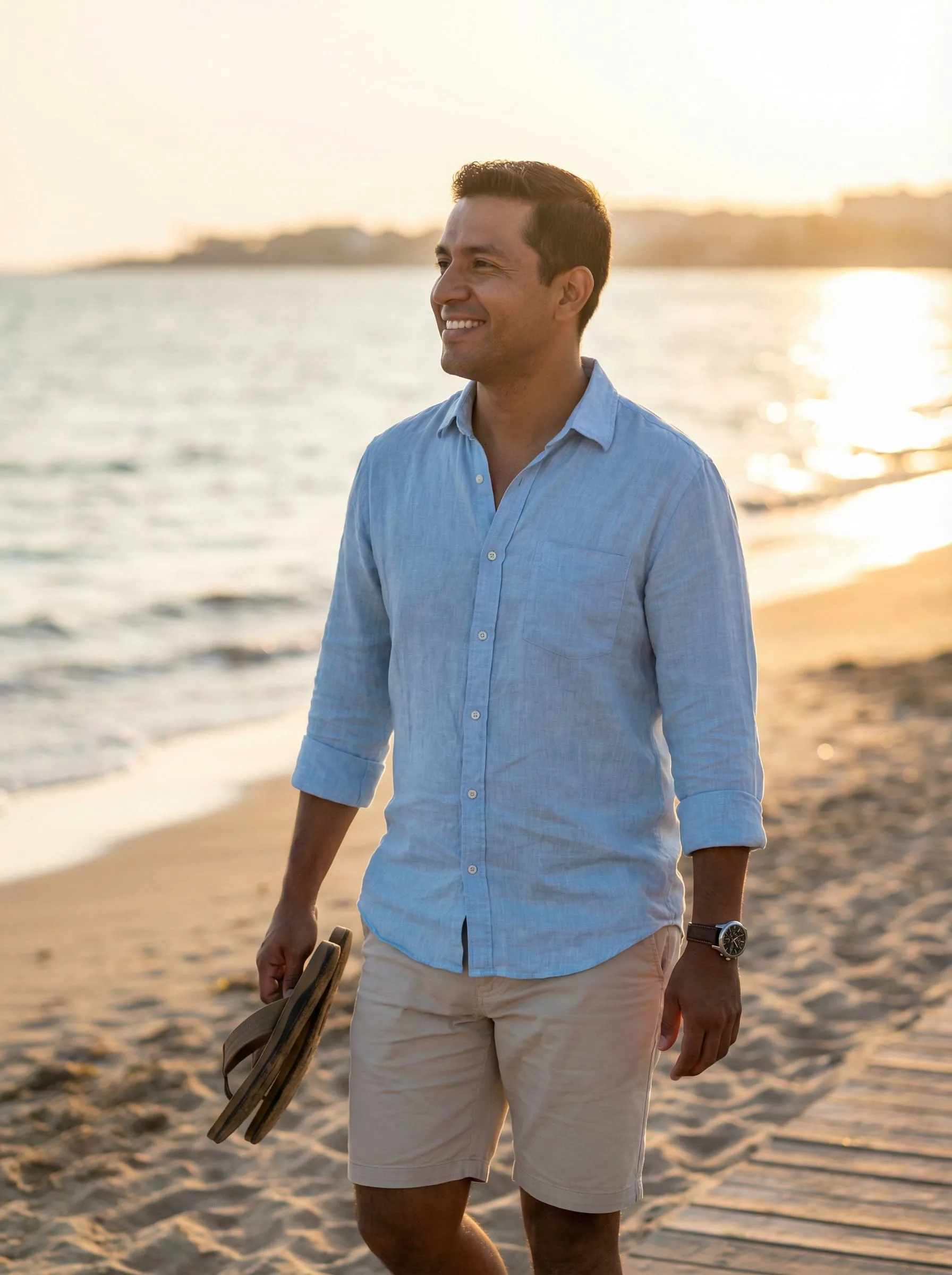 After photo — beach portrait