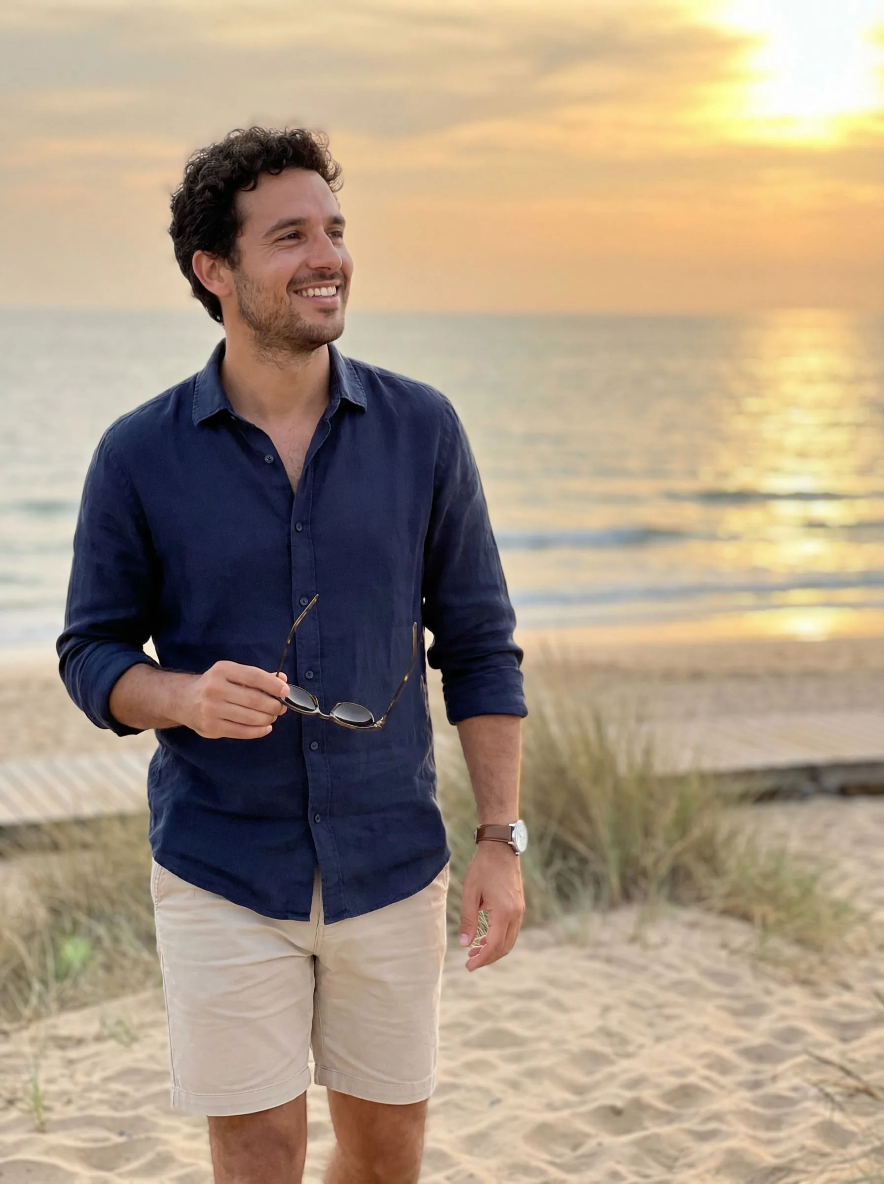 After photo — sunset portrait