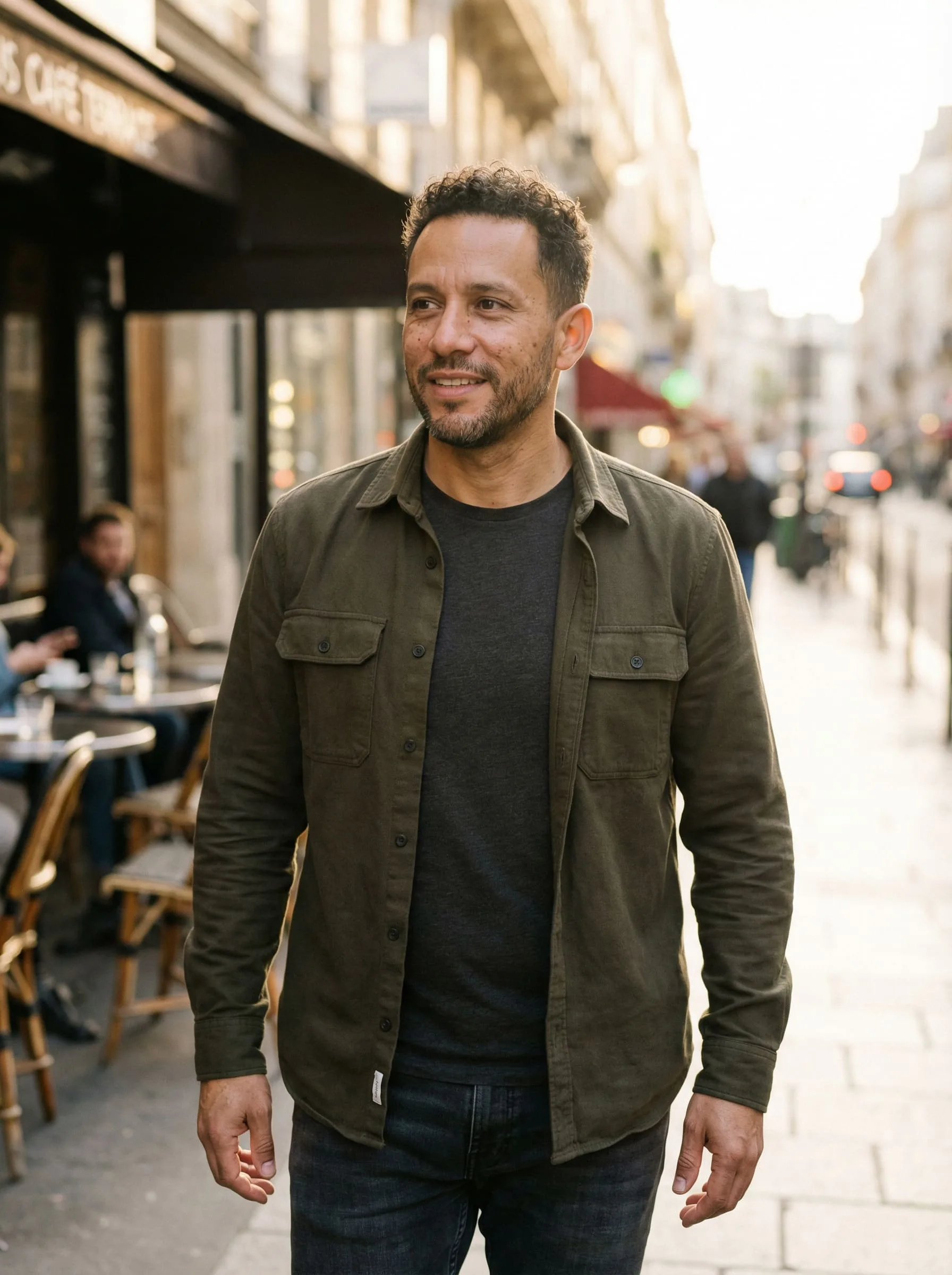 After photo — street portrait