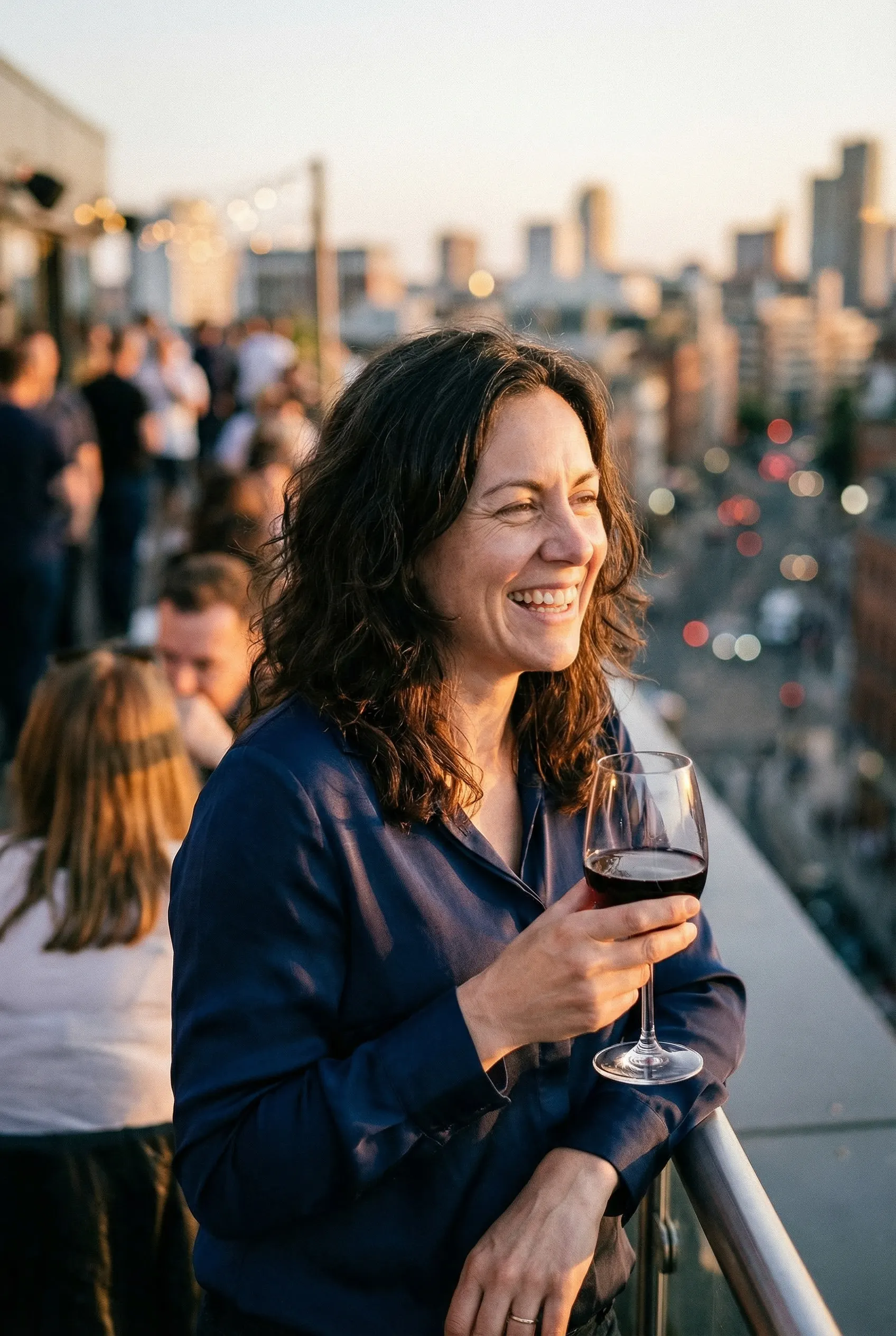 Sophie après — rooftop cocktail